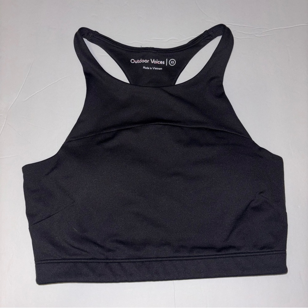 Outdoor Voices Black Sports Bra Size XS